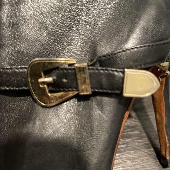 Dolce & Gabanna  Black Nappa Leather Boots         Size 8 (38 EU) - Picture 13 of 14